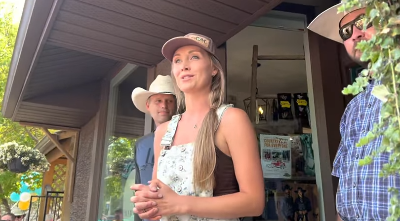 Amber Marshall opening her new Country Store