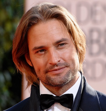 Close up photo of actor Josh Holloway in a tuxedo