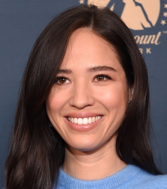 Close up photo of actress Kelsey Asbille who plays Monica Dutton in Yellowstone