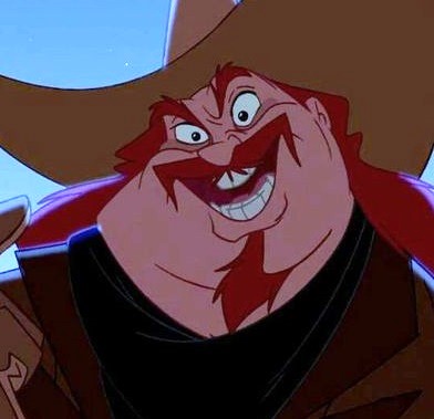 Personagem de cowboy de desenho animado Alameda Slim Disney
