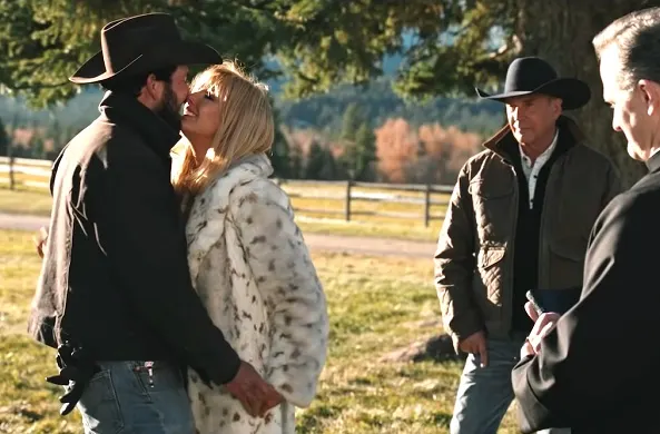Beth Dutton and Rip Wheeler getting married on Yellowstone