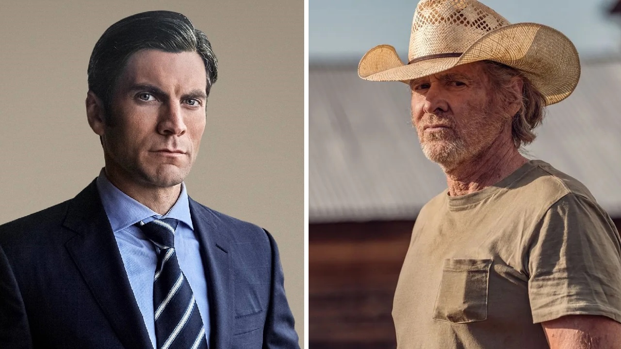 Jamie Dutton and his real dad Garrett Randall on Yellowstone