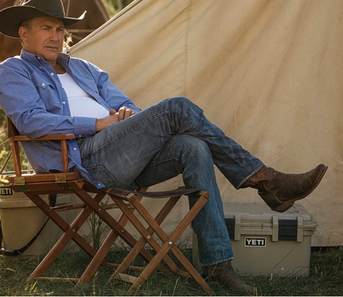 John Dutton's cowboy boots he wears in Yellowstone