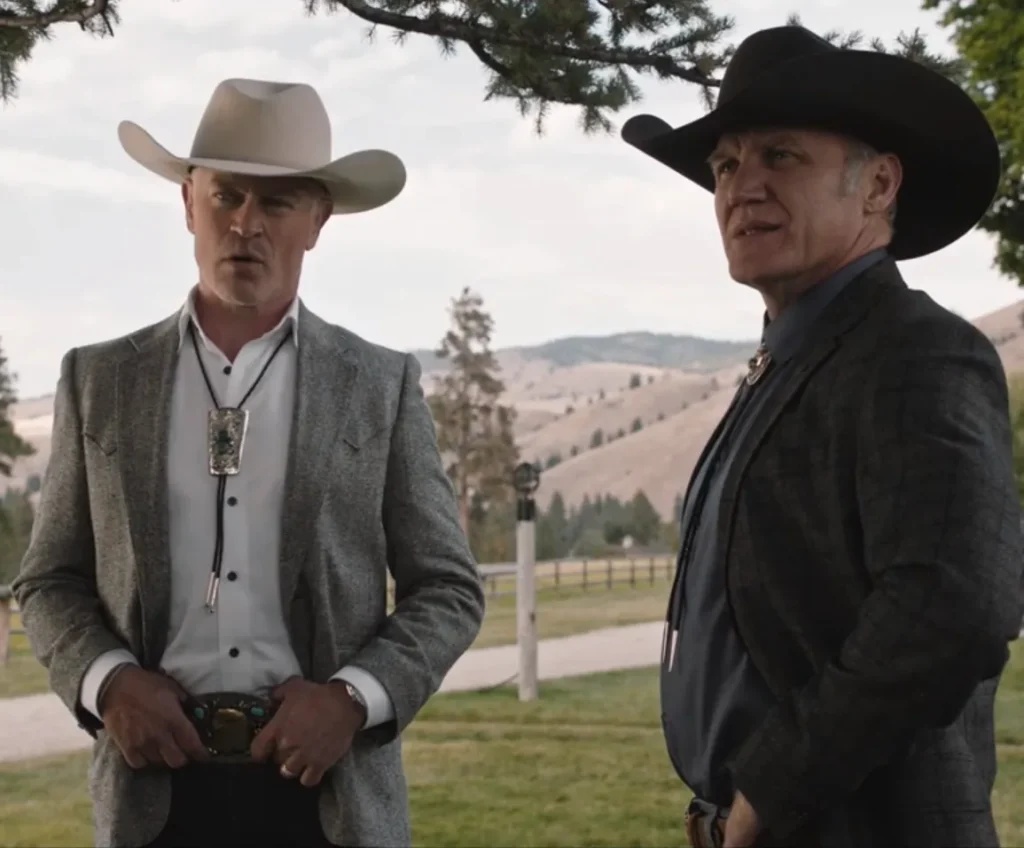 Malcolm Beck and Teal Beck in the Yellowstone TV show