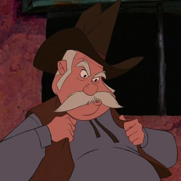 Watak koboi kartun Sheriff Sam Brown Disney