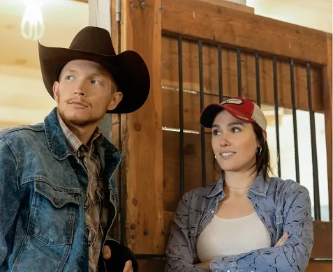 Jimmy and Mia (Eden Brolin) on Yellowstone