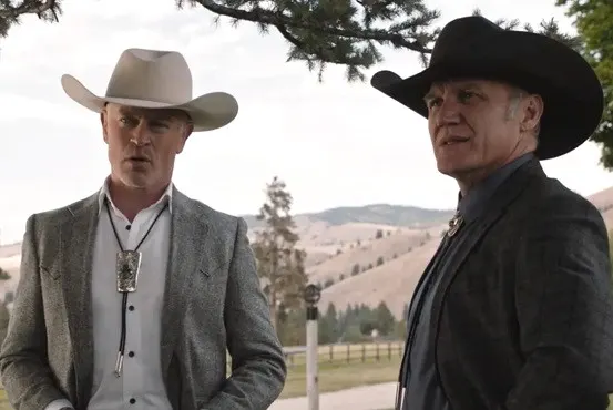 Malcolm and Teal Beck at the Yellowstone Dutton Ranch