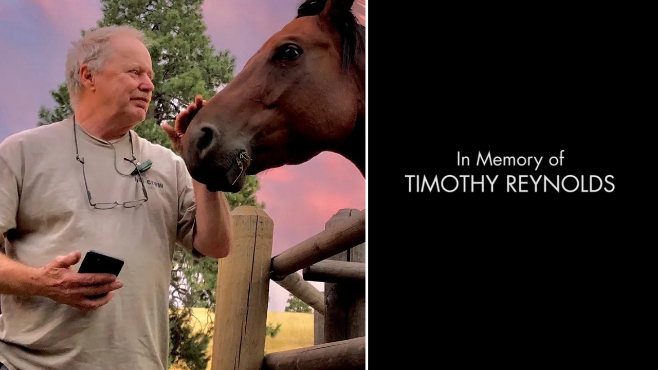 Timothy Reynolds tribute card at the end of Yellowstone season 5 episode 5