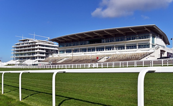 Epsom Downs horse racing track in the UK