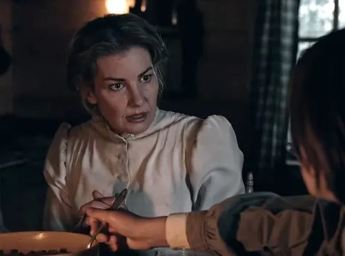 Faith Hill as Margaret Dutton in Yellowstone season 4 episode 8 flashback