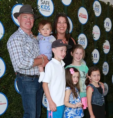 Neal McDonough and his family