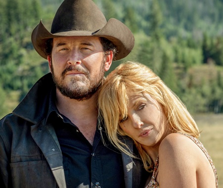 Rip Wheeler and Beth Dutton from the Yellowstone TV show