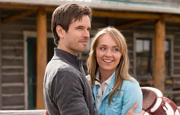 Ty Borden and Amy Fleming on Heartland
