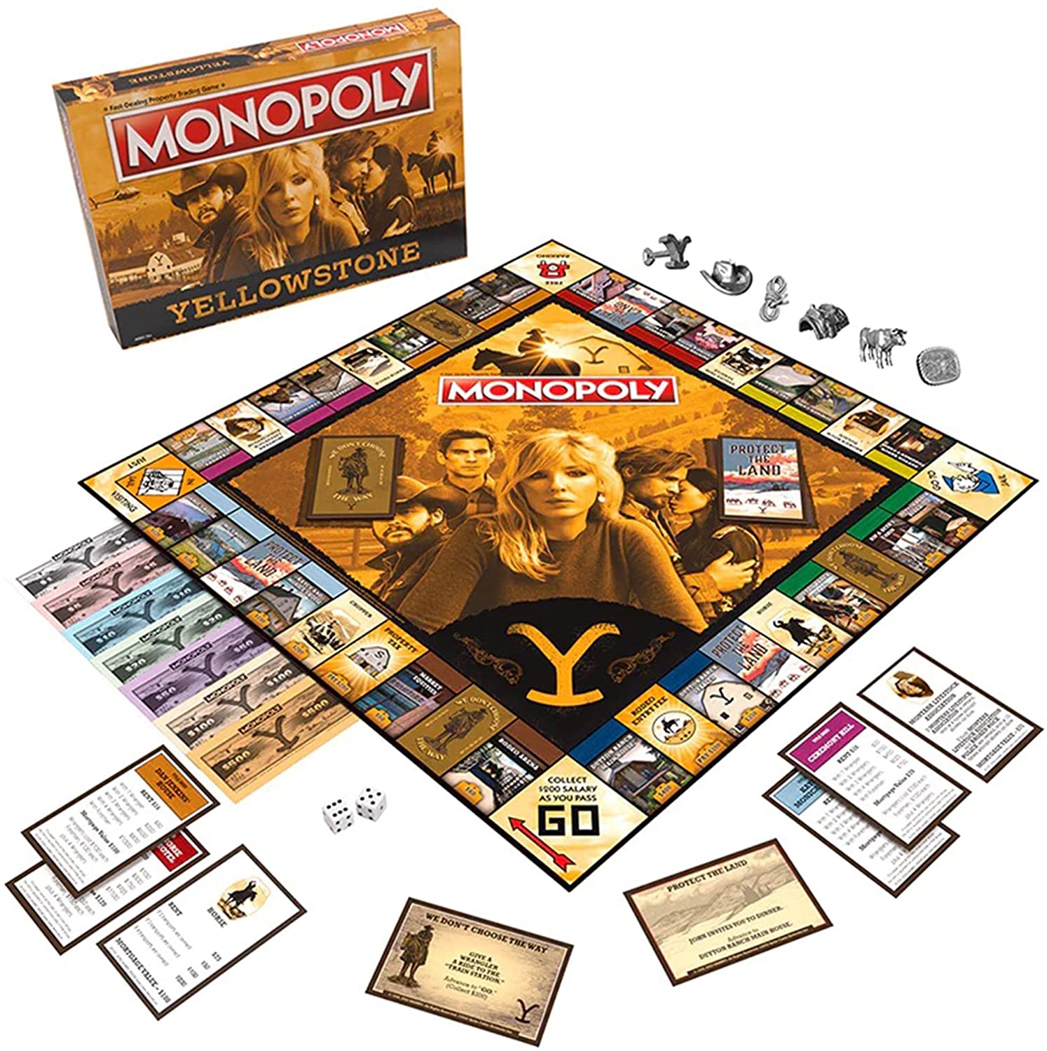 Yellowstone Monopoly board game