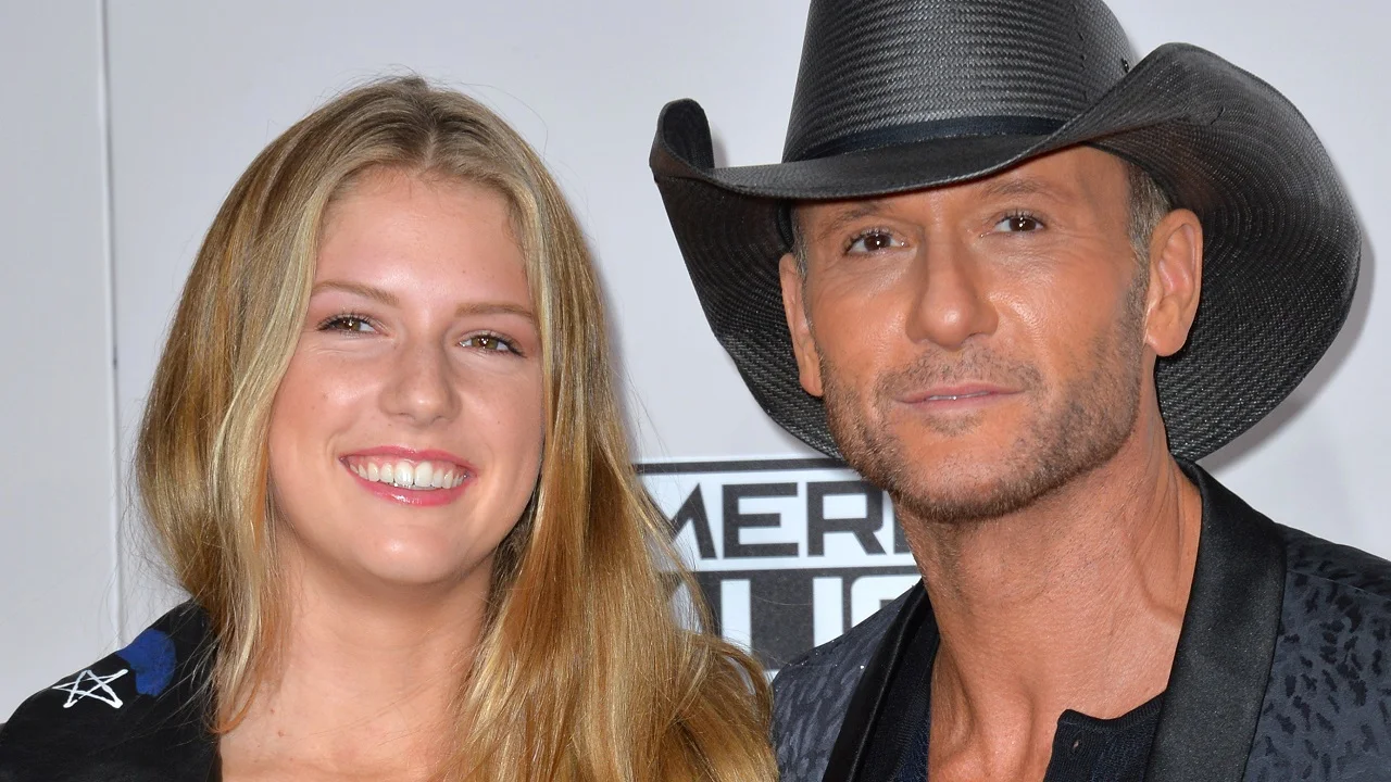 Maggie McGraw and Tim McGraw in 2016 at the American Music Awards