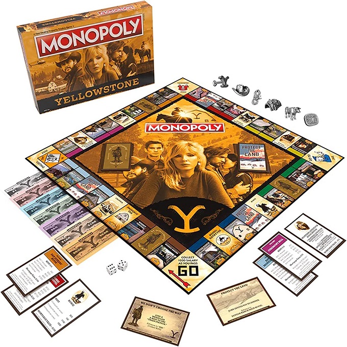 Monopoly Yellowstone board game