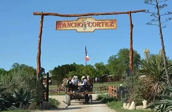 Rancho Cortez entrance in Texas