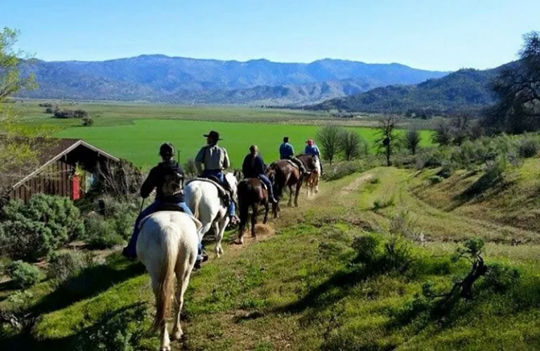 Trail ride at Rankin Ranch in California