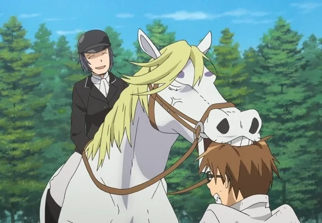 Anime horse called Maron from Gin no Saji (Silver Spoon)
