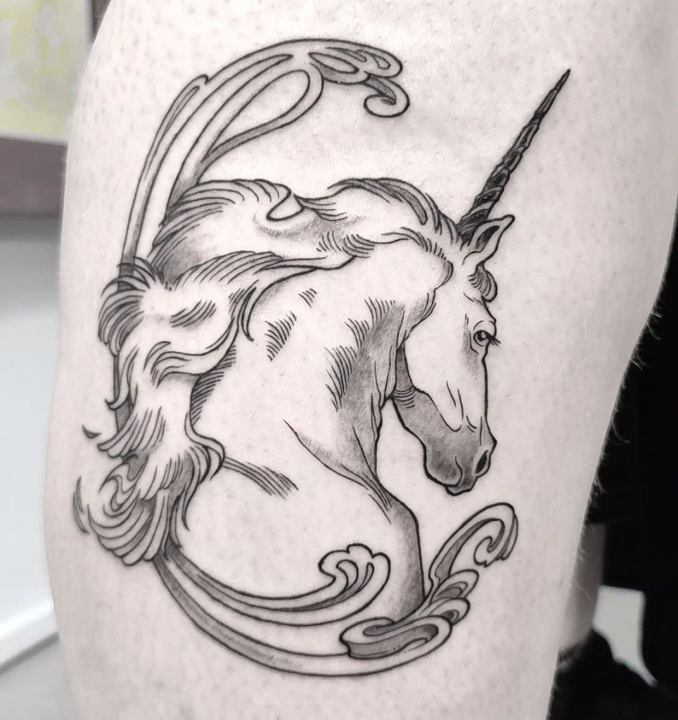 40+ Best Unicorn Tattoos To Express Your Inner Sparkle