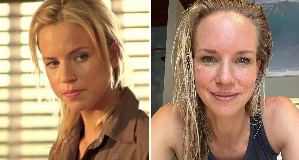 Jessica Napier as Becky Howard in Mcleod's Daughters then and now