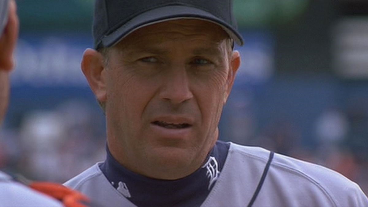 Kevin Costner in a baseball movie