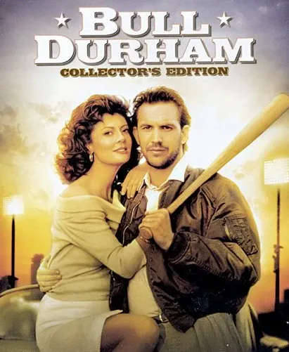Kevin Costner in the baseball movie poster of Bull Durham (1988)