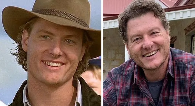 Nick Ryan from McLeod's Daughters on the left and actor Myles Pollard on the right