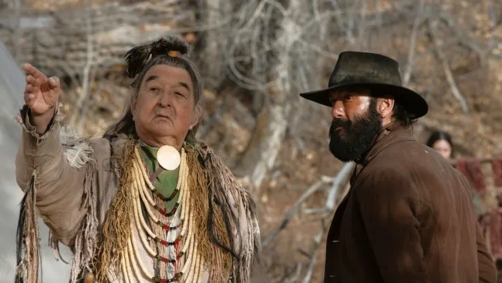 Spotted Eagle played by actor Graham Greene and James Dutton in 1883 TV series